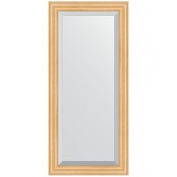Зеркало Evoform Exclusive 111х51 BY 1143 с фацетом в багетной раме - Сосна 62 мм