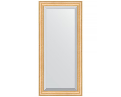 Зеркало Evoform Exclusive 111х51 BY 1143 с фацетом в багетной раме - Сосна 62 мм