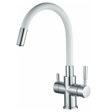 Смеситель для кухни Schein Kitchen 8683WP Белый Хром