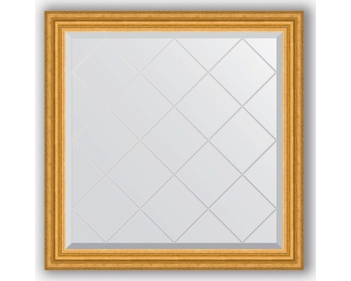 Зеркало Evoform Exclusive-G 82х82 Состаренное золото