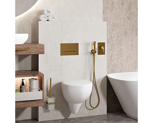 Смеситель для душа WasserKRAFT Sauer 7151 Золото