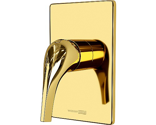 Смеситель для душа WasserKRAFT Sauer 7151 Золото