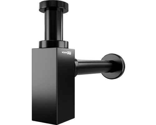 Сифон для раковины WasserKRAFT Abens A169 Черный матовый