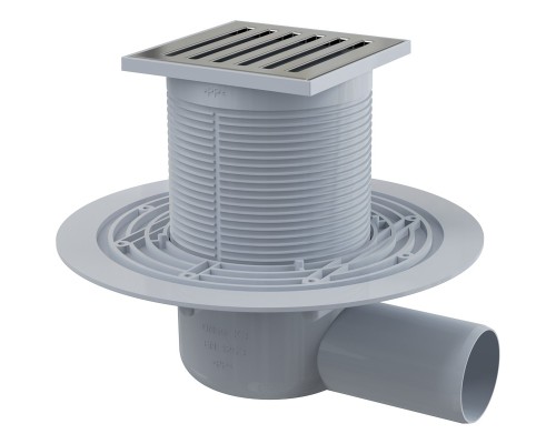 Душевой трап AlcaPlast APV103 выпуск боковой, гидрозатвор мокрый