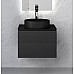 Тумба под раковину Jorno Stone 60 Stn.01.60/P/A/JR подвесная Антрацит