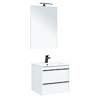 Мебель для ванной Aquanet Lino 60 белый матовый