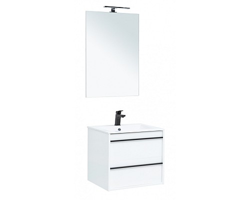 Мебель для ванной Aquanet Lino 60 белый матовый