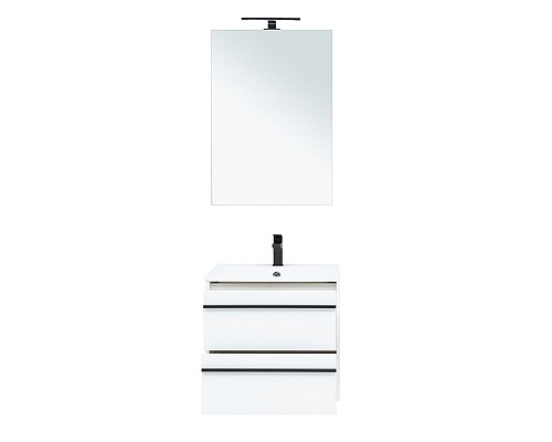Мебель для ванной Aquanet Lino 60 белый матовый