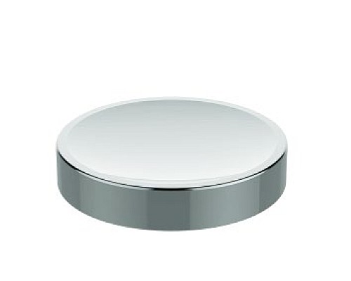 Мыльница настольная круглая хром