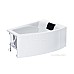 Акриловая ванна Roca Hall Angular ZRU9302865 асимметричная правая белая 150х100