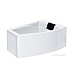Акриловая ванна Roca Hall Angular ZRU9302865 асимметричная правая белая 150х100