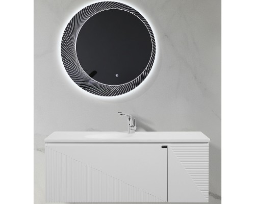 Комплект мебели для ванной Black&White Universe U918.1200-2 120 91812002 подвесной Glossy White