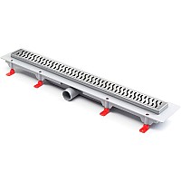 Душевой лоток Paini Harmony 850 CH850HN с решеткой Хром глянцевый