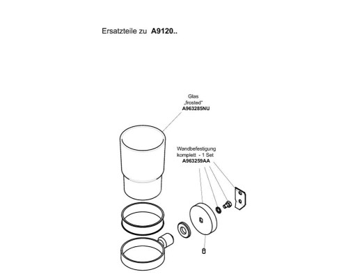 Стакан для зубных щеток Ideal Standard IOM A9120AA Хром