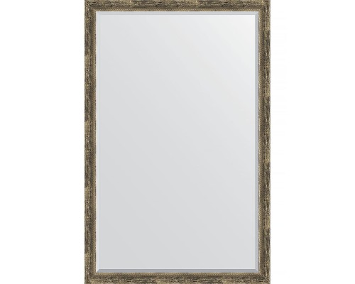 Зеркало Evoform Exclusive 173х113 BY 3616 с фацетом в багетной раме - Старое дерево с плетением 70 мм