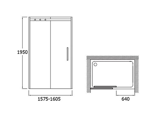 Раздвижная дверь Jacob Delafon E22C160-GA