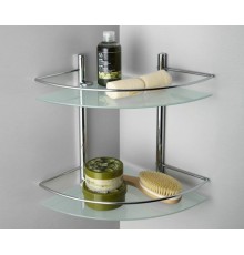 Полка стеклянная двойная WasserKRAFT K-3122