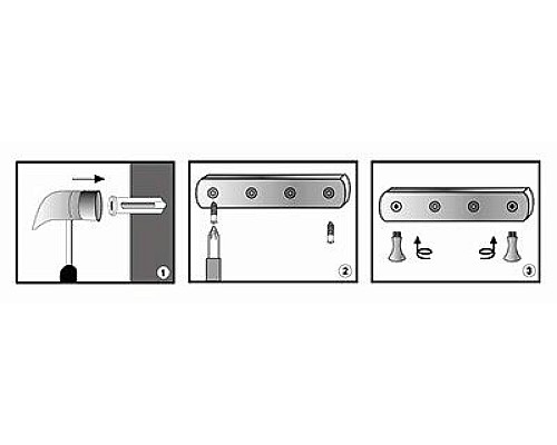 Вешалка для полотенец WasserKRAFT Dill K-3974 Хром