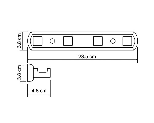 Вешалка для полотенец WasserKRAFT Dill K-3974 Хром