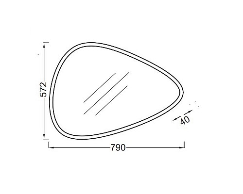 Зеркало Jacob Delafon 79 см EB3049NF