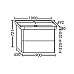 Тумба с раковиной Burgbad Iveo 100 SFEN100F2834G0161C0001*1 подвесная Фланелевый дуб