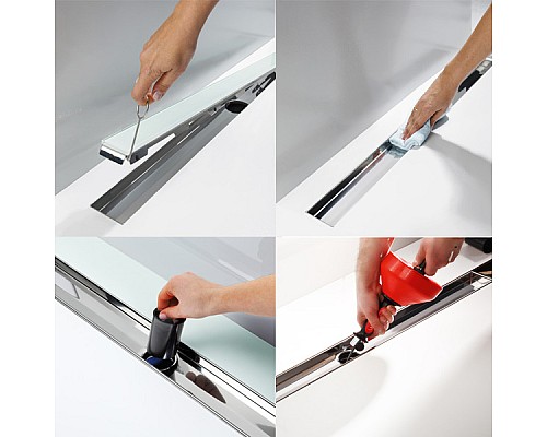 Декоративная решетка TECE drainline quadratum 601050 Декоративная решетка TECE drainline quadratum 601050
