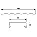 Декоративная решетка TECE drainline quadratum 601050