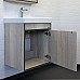 Тумба с раковиной Comforty Вена 55 00-00008928 подвесная Дуб дымчатый