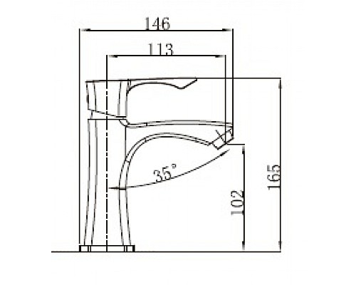Смеситель для раковины KAISER Boss 51011
