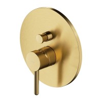 Смеситель для душа скрытого монтажа Omnires Y Y1235GLB брашированное золото