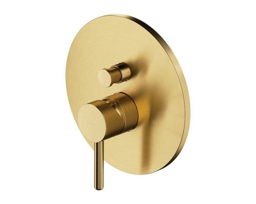 Смеситель для душа скрытого монтажа Omnires Y Y1235GLB брашированное золото