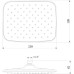 Верхний душ Lemark LM8133C Хром Белый