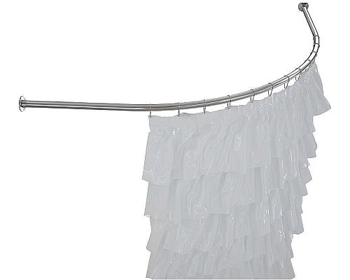Карниз для ванны Aquanet Jersey полукруглый 170х90 177986 Карниз для ванны Aquanet Jersey полукруглый 170х90 177986