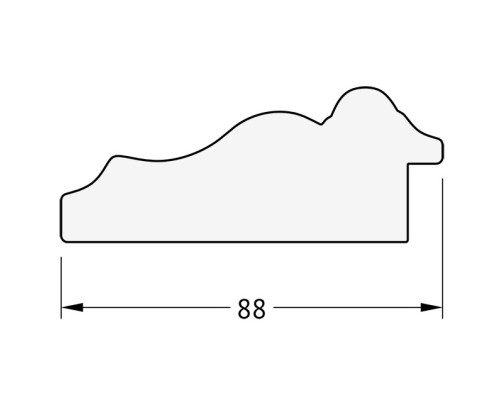 Зеркало Evoform Exclusive-G 121х96 BY 4362 с гравировкой в багетной раме - Римское серебро 88 мм