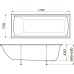 Акриловая ванна Marka One Modern 170х75 01мод1775