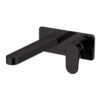 Смеситель для умывальника из стены Boheme Spectre черный матовый