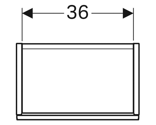 Тумба под раковину 40 см Geberit Acanto 500.607.01.2