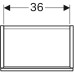 Тумба под раковину 40 см Geberit Acanto 500.607.01.2