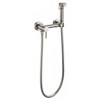 Смеситель встраиваемый с гигиеническим душем Grocenberg GB103N Никель