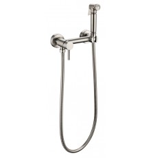 Смеситель встраиваемый с гигиеническим душем Grocenberg GB103N Никель