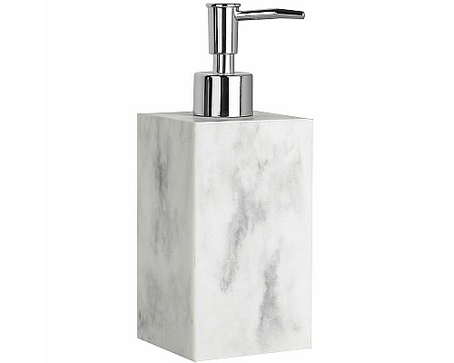 Дозатор для жидкого мыла WasserKRAFT Kammel K-9199 Белый мрамор Хром