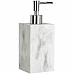 Дозатор для жидкого мыла WasserKRAFT Kammel K-9199 Белый мрамор Хром