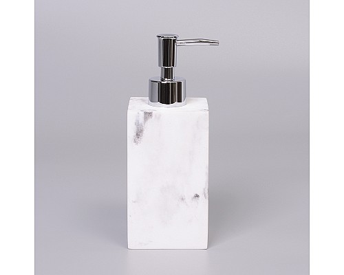 Дозатор для жидкого мыла WasserKRAFT Kammel K-9199 Белый мрамор Хром