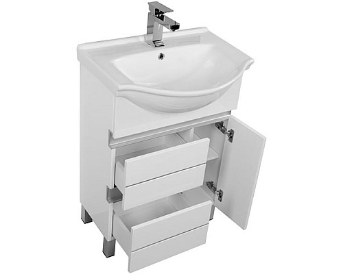 Тумба под раковину Aquanet Доминика 60 171684 Белая