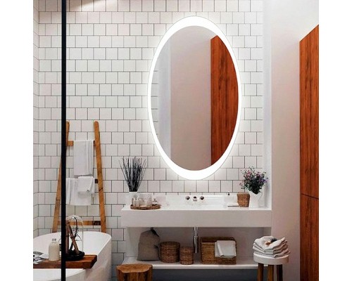 Зеркало Relisan Kasandra 600х1050 Гл000024393 с подсветкой с сенсорным выключателем