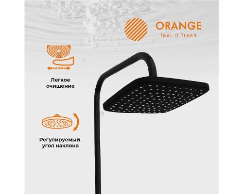 Душевая система Orange Aristo Черная