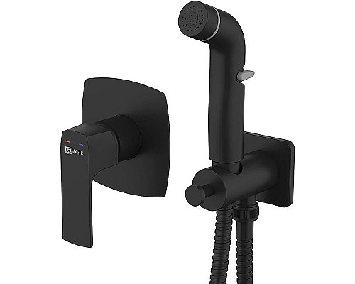 Гигиенический душ со смесителем Lemark Ursus LM7219BL Черный