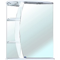 Зеркальный шкаф Bellezza Луна 60 R 4612609001010 с подсветкой Белый