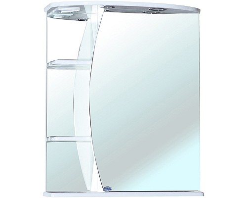 Зеркальный шкаф Bellezza Луна 60 R 4612609001010 с подсветкой Белый