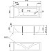 Акриловая ванна Marka One Modern 165х70 01мод16570